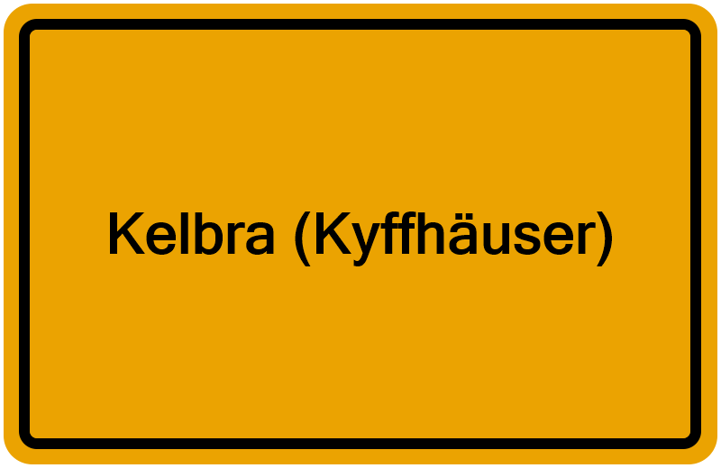 Handelsregisterauszug Kelbra (Kyffhäuser)